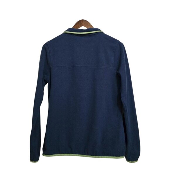 Patagonia Navy Micro D Snap-T Pullover Sweater Sz M - Picture 5 of 9